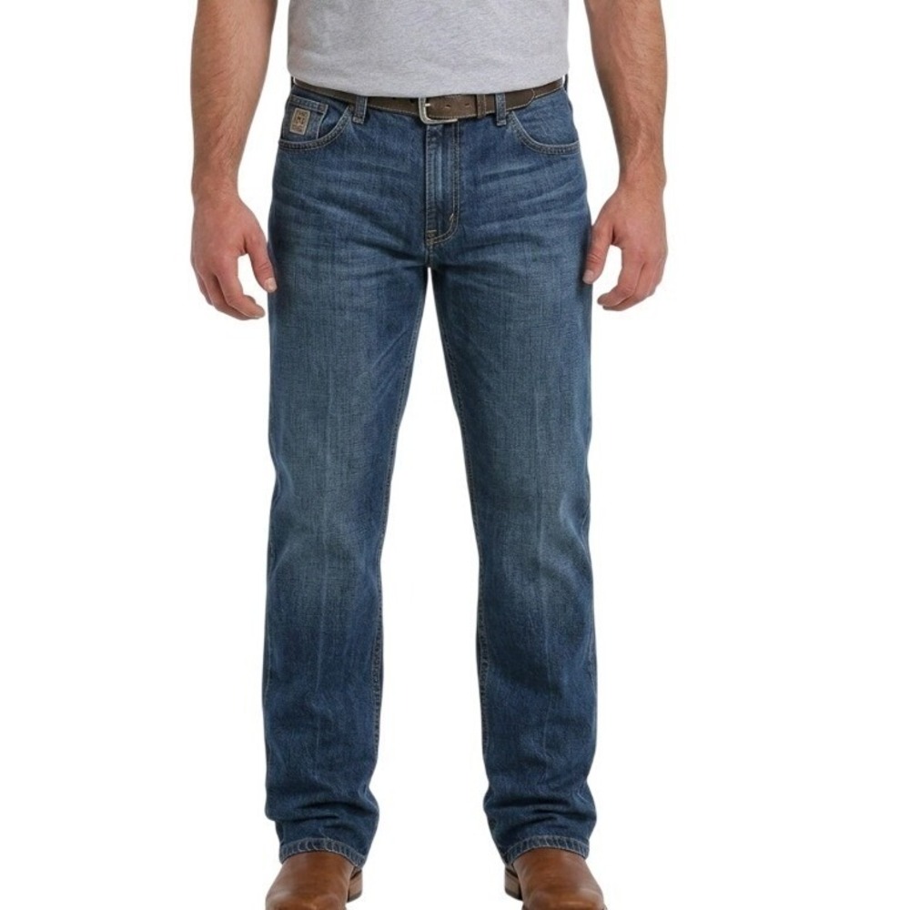 Cinch Jeans Mens 40x32‎ Blue Relaxed Fit Straight Leg Denim Western Casual Rodeo
